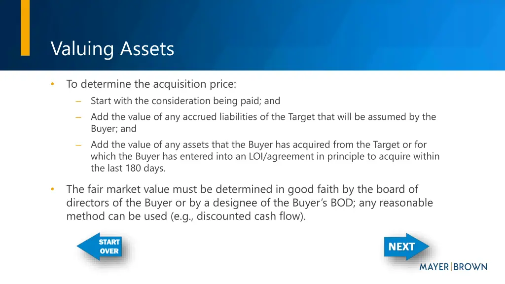 valuing assets 3