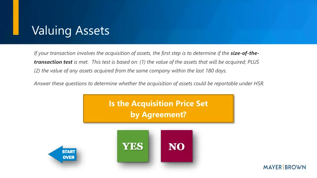 valuing assets