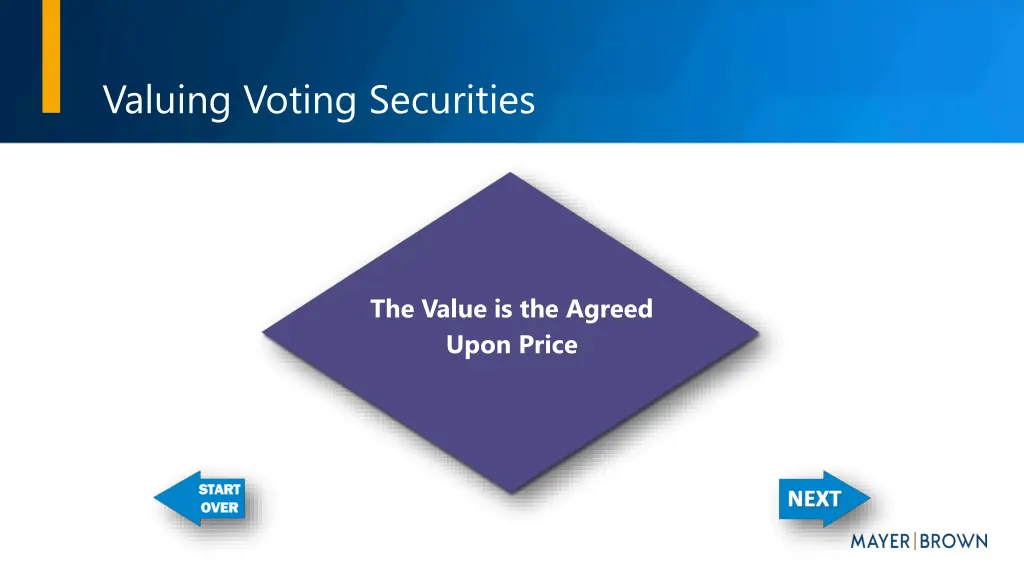 valuing voting securities 4