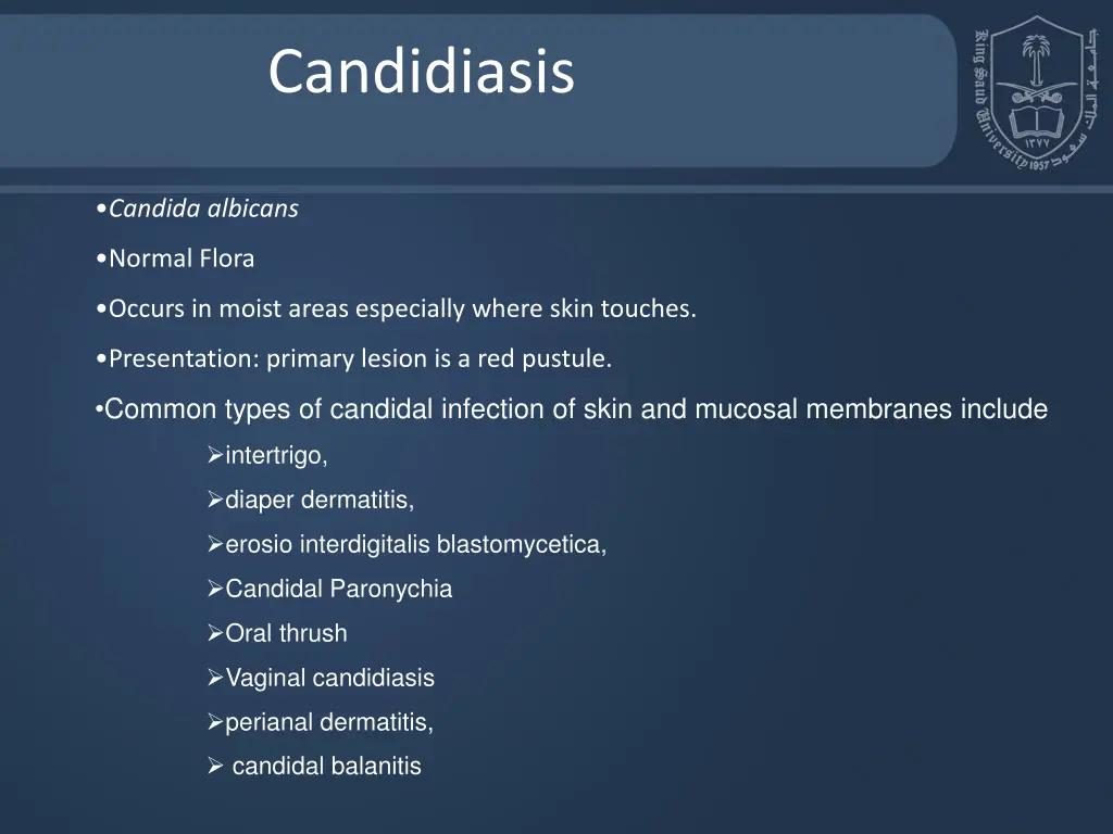 candidiasis