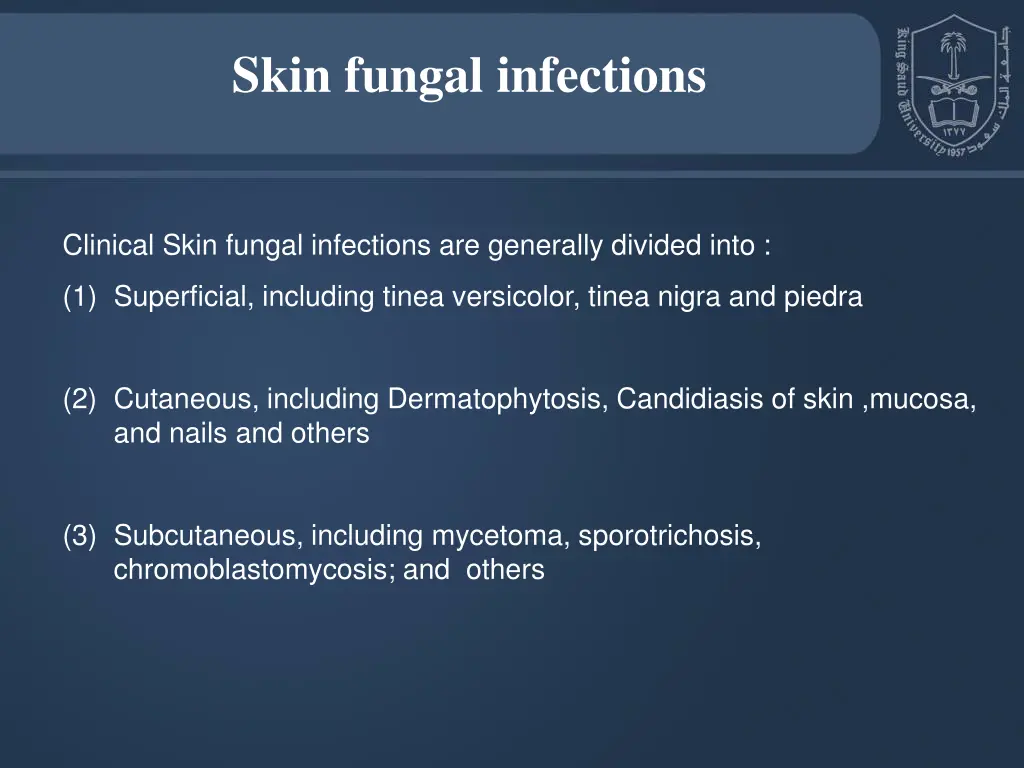 skin fungal infections