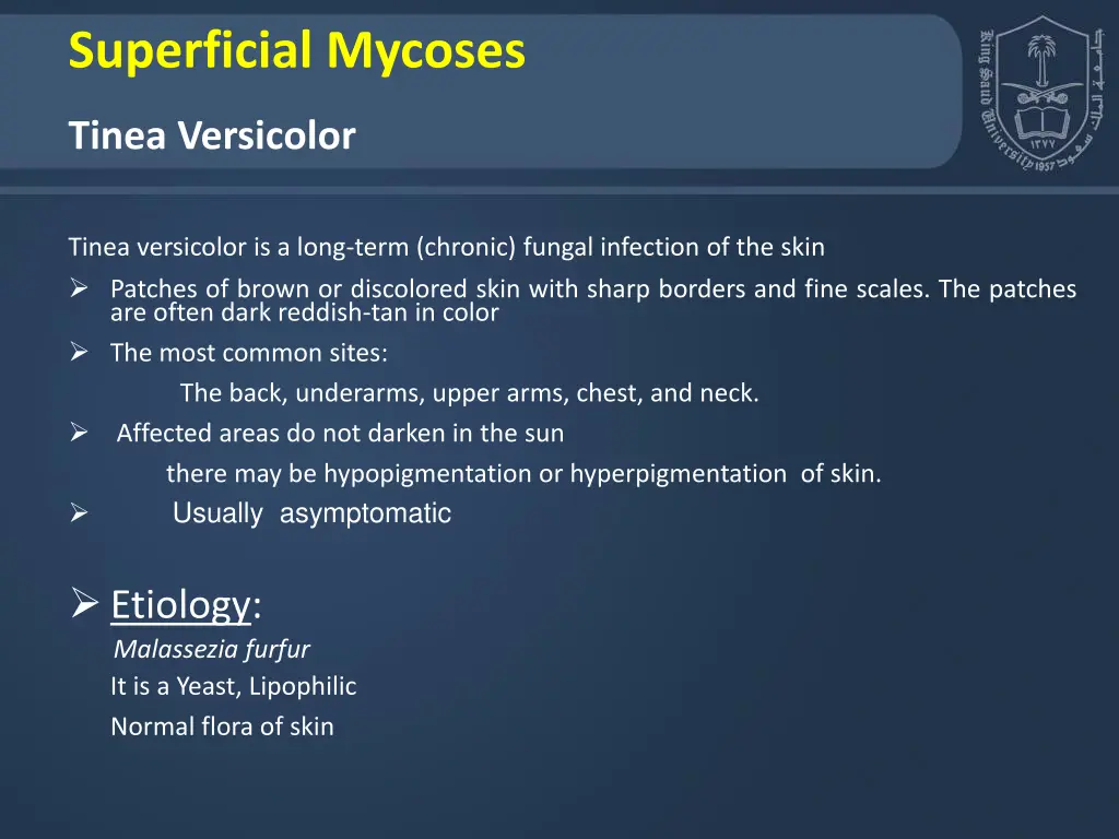 superficial mycoses 1
