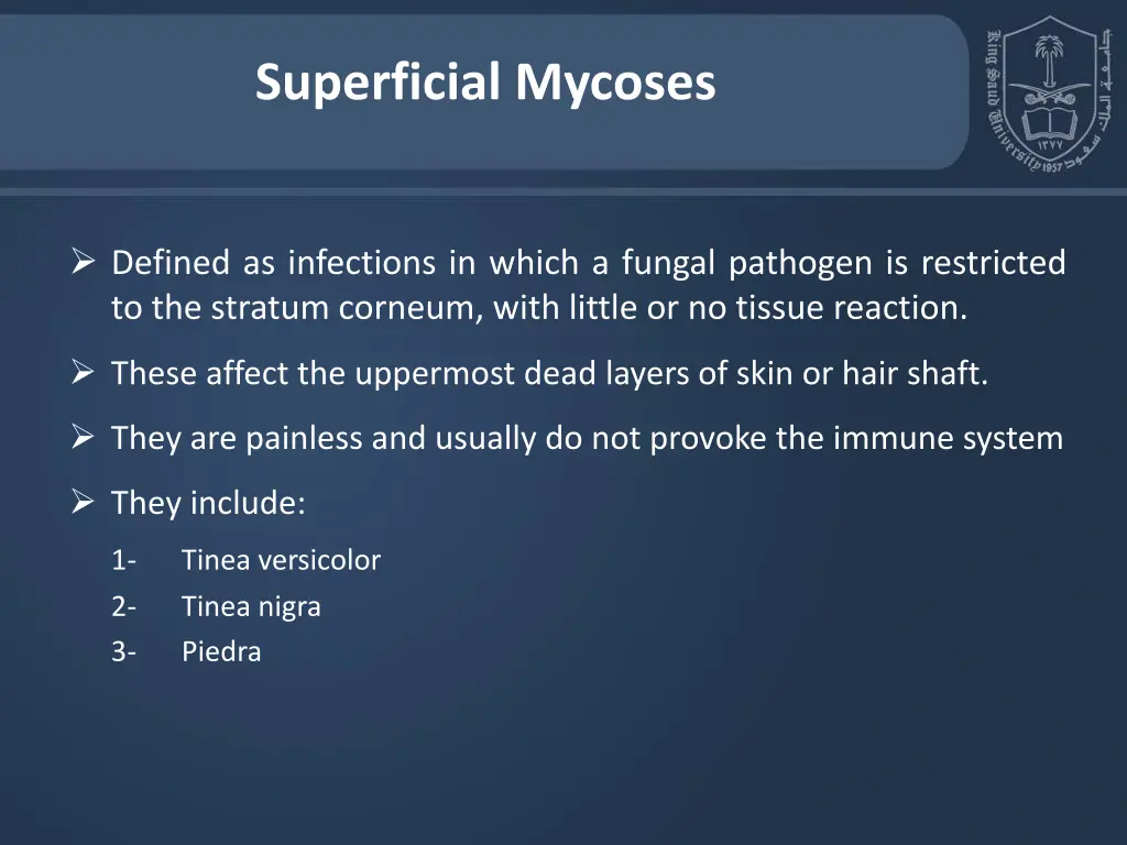 superficial mycoses