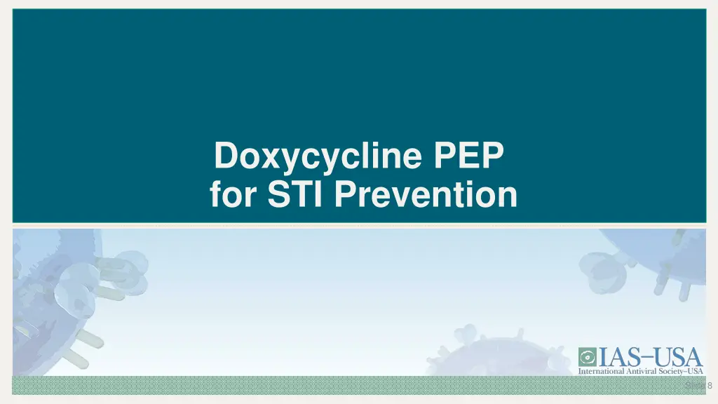 doxycycline pep for sti prevention