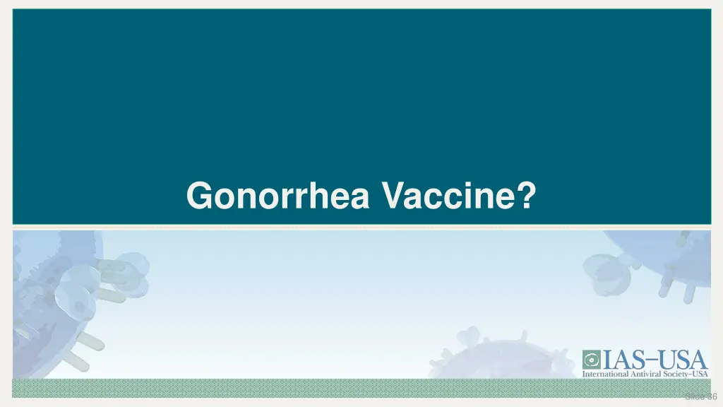 gonorrhea vaccine