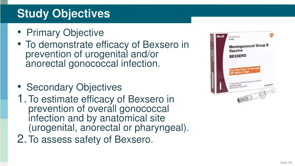study objectives primary objective to demonstrate