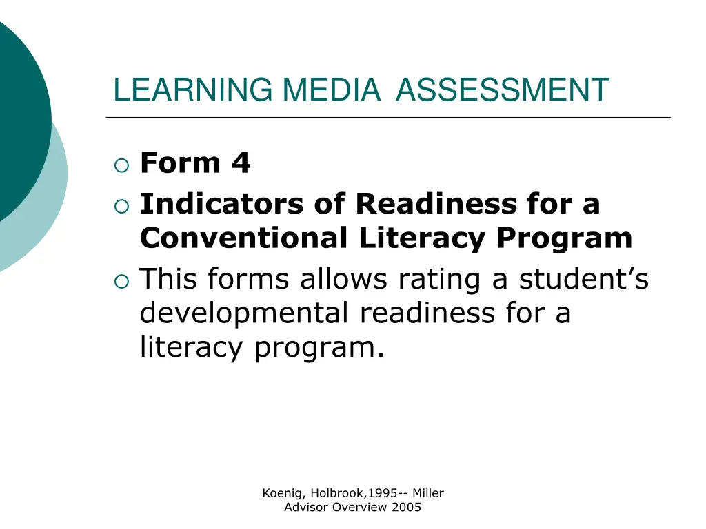 learning media assessment 10