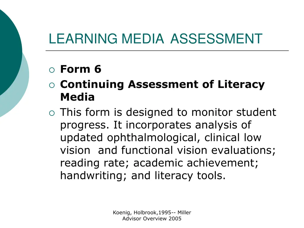 learning media assessment 12