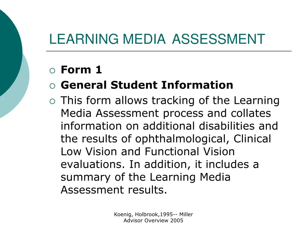 learning media assessment 7