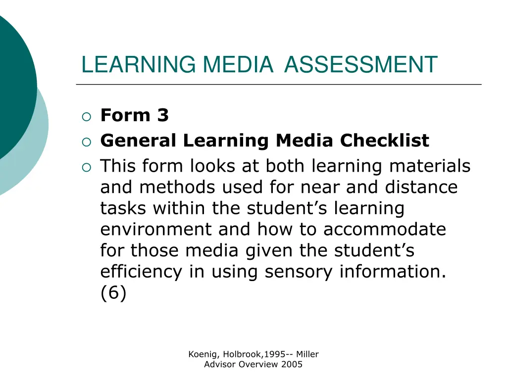 learning media assessment 9