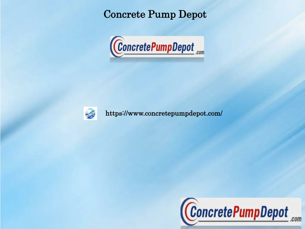 concrete pump depot concrete pump depot