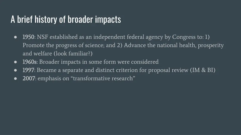 a brief history of broader impacts