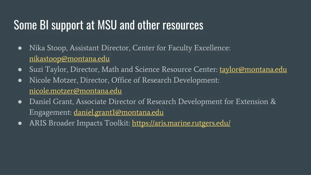 some bi support at msu and other resources