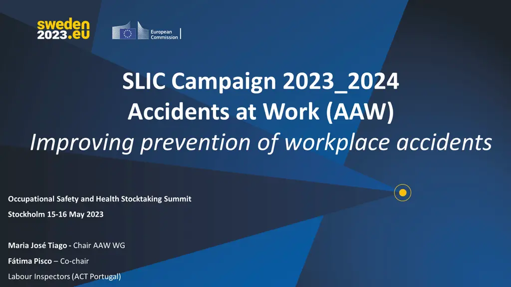 slic campaign 2023 2024 accidents at work