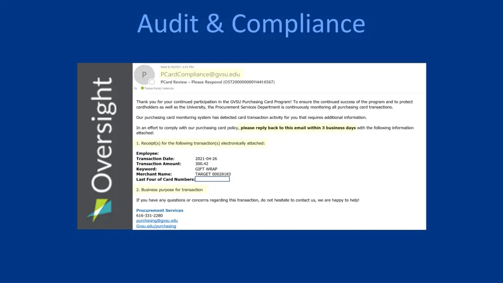 audit compliance