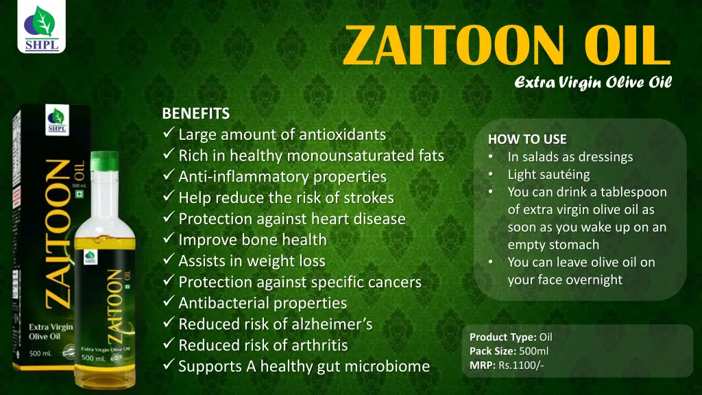 zaitoon oil