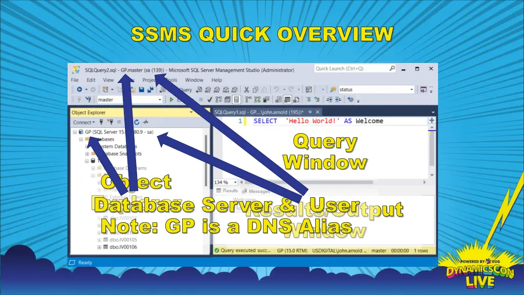 ssms quick overview