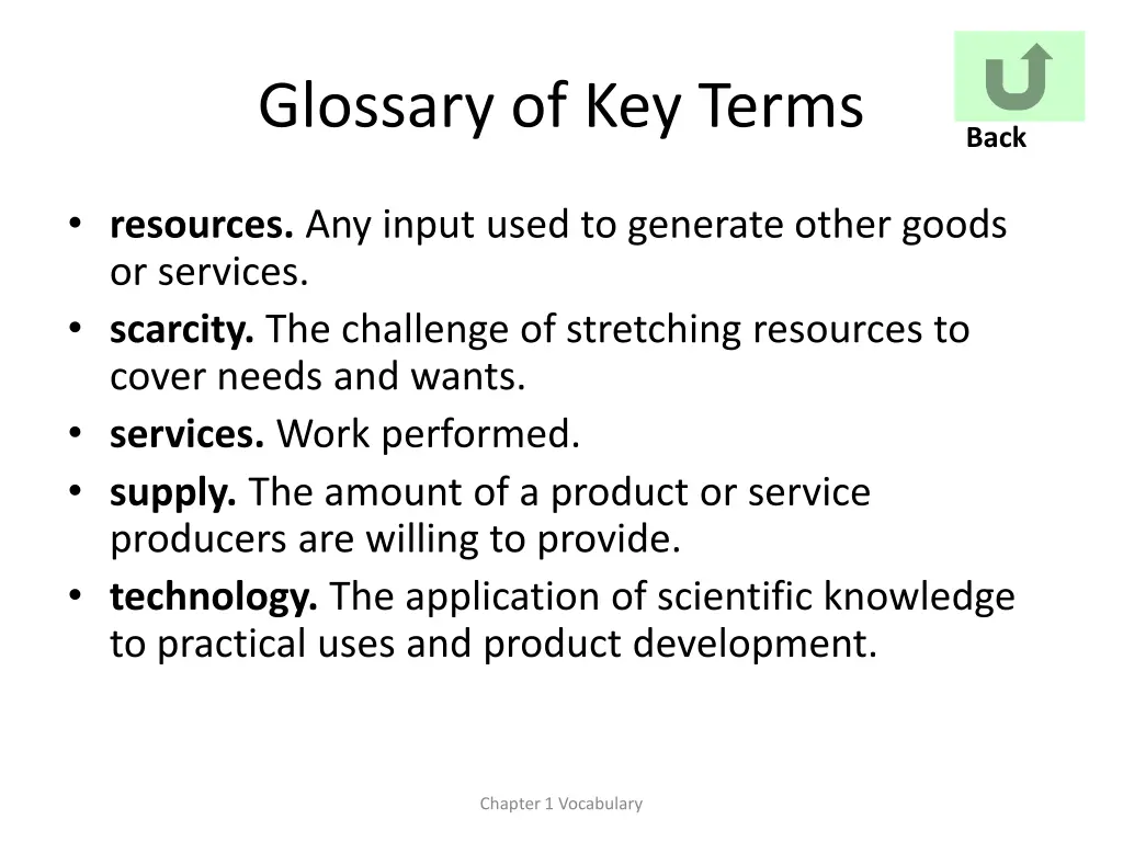 glossary of key terms 4
