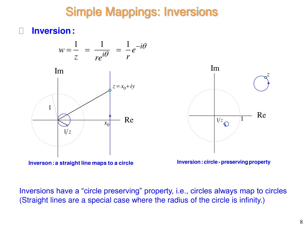 simple mappings inversions 1