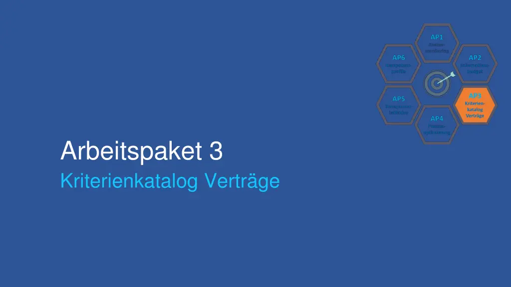 arbeitspaket 3 kriterienkatalog vertr ge