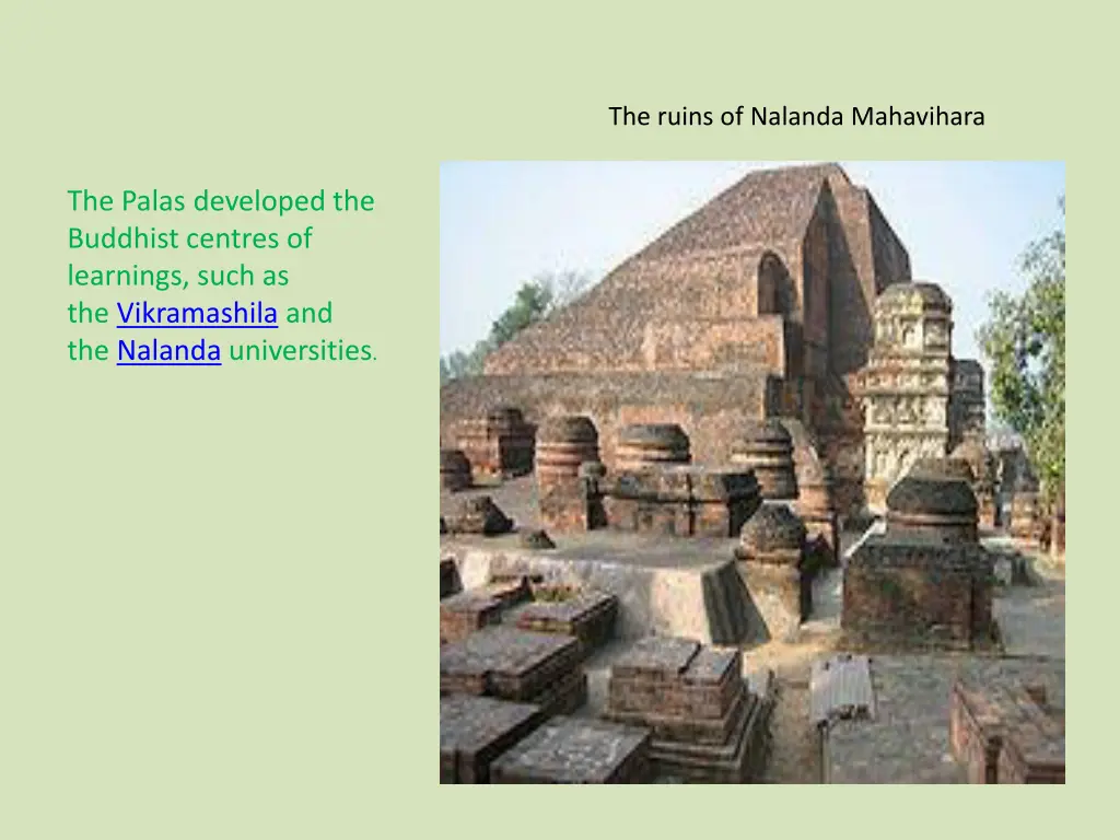the ruins of nalanda mahavihara