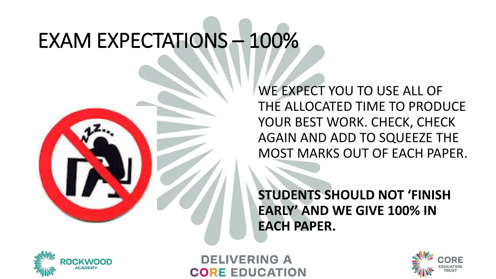 exam expectations exam expectations 100