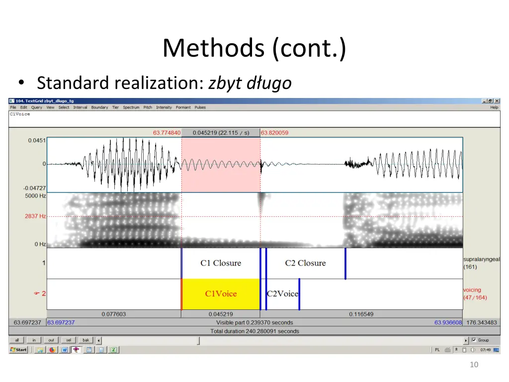 methods cont 1