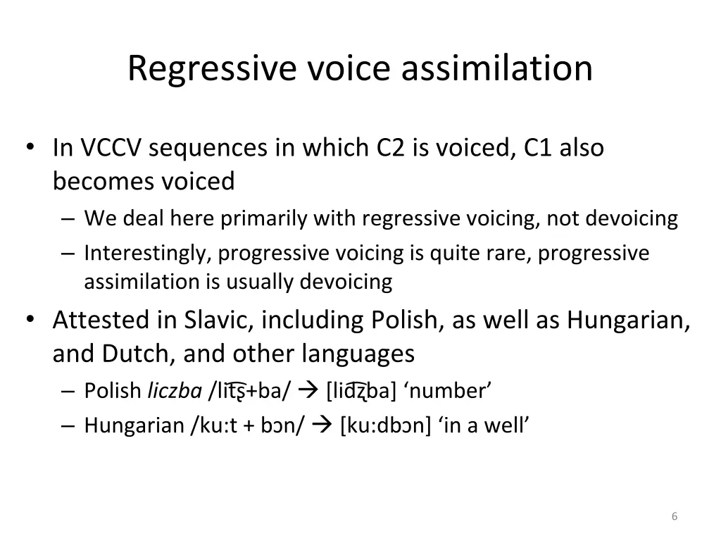 regressive voice assimilation
