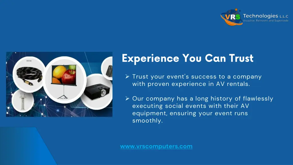 trust your event s success to a company with