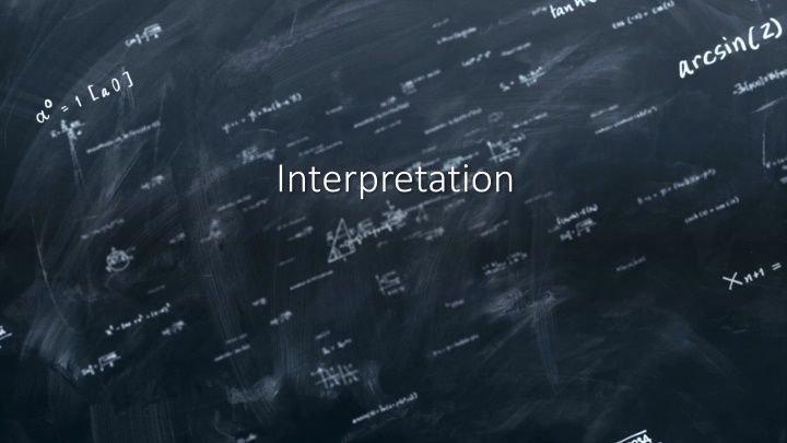 interpretation