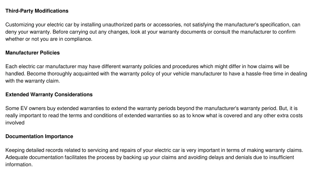 third party modifications