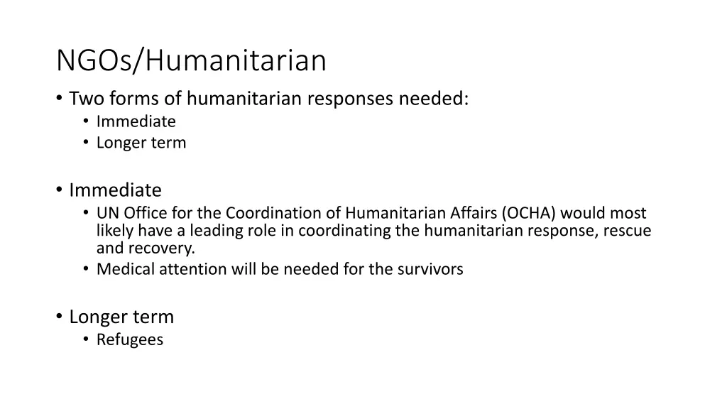 ngos humanitarian two forms of humanitarian