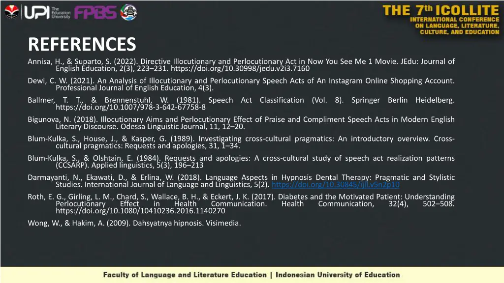 references annisa h suparto s 2022 directive