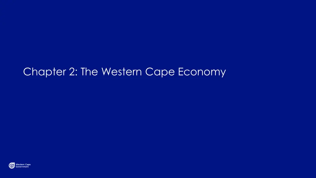 chapter 2 the western cape economy