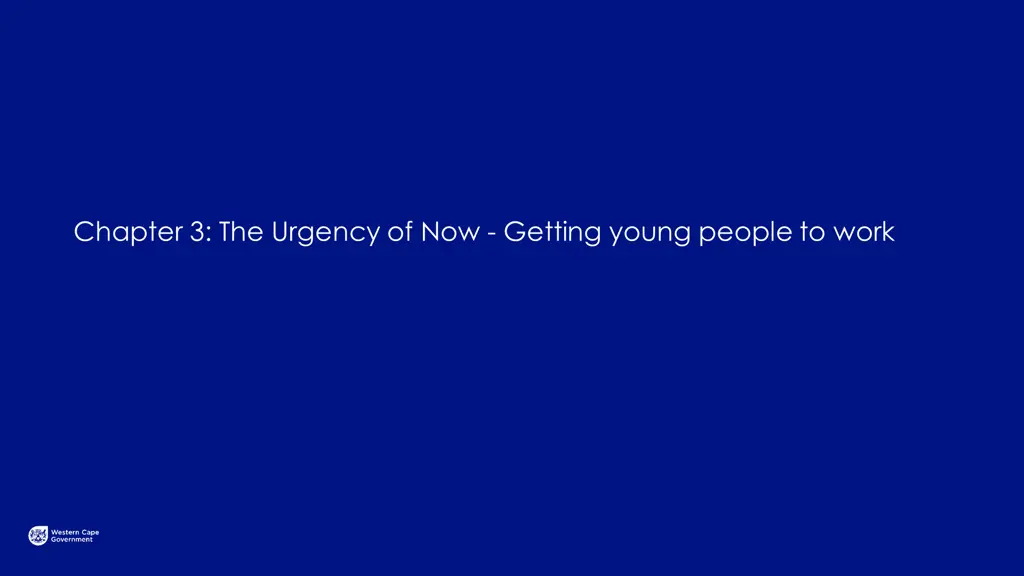 chapter 3 the urgency of now getting young people