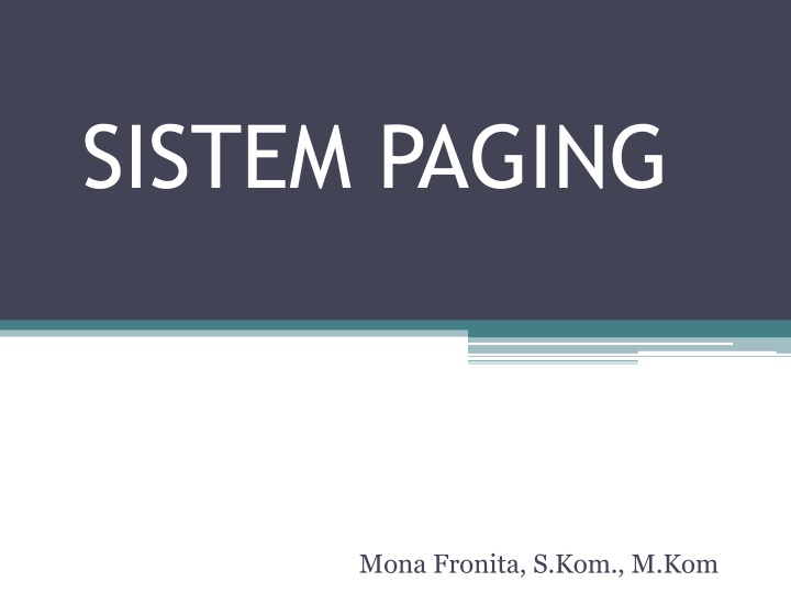 sistem paging