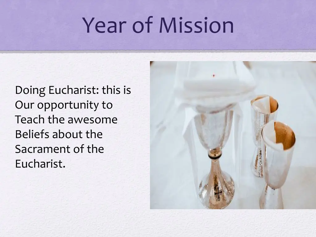 year of mission