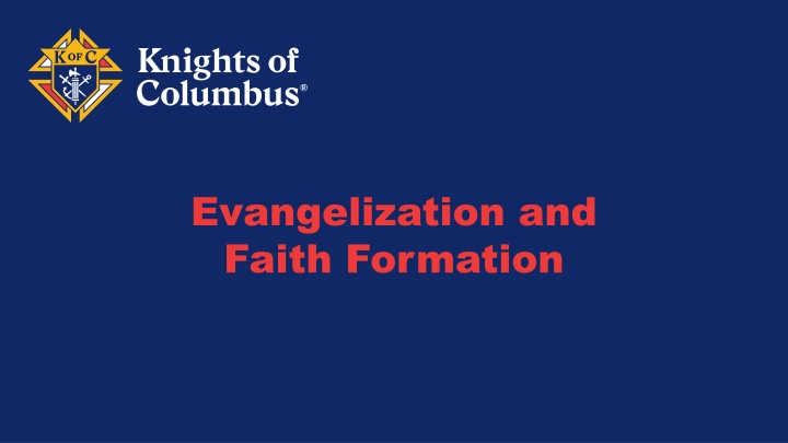 evangelization and faith formation