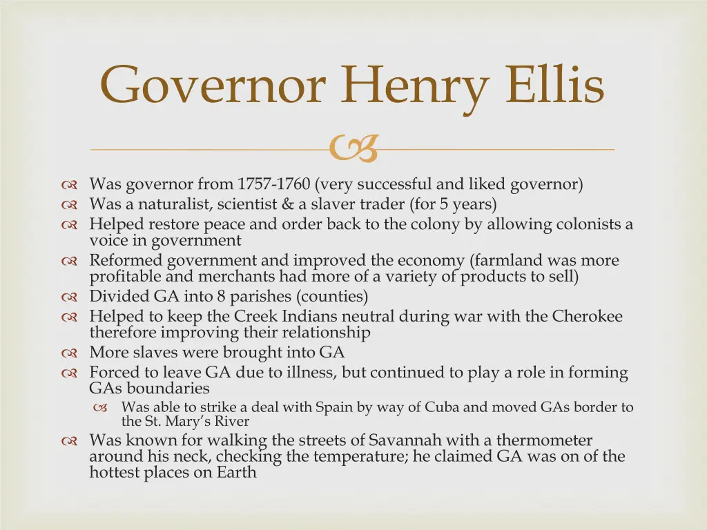 governor henry ellis
