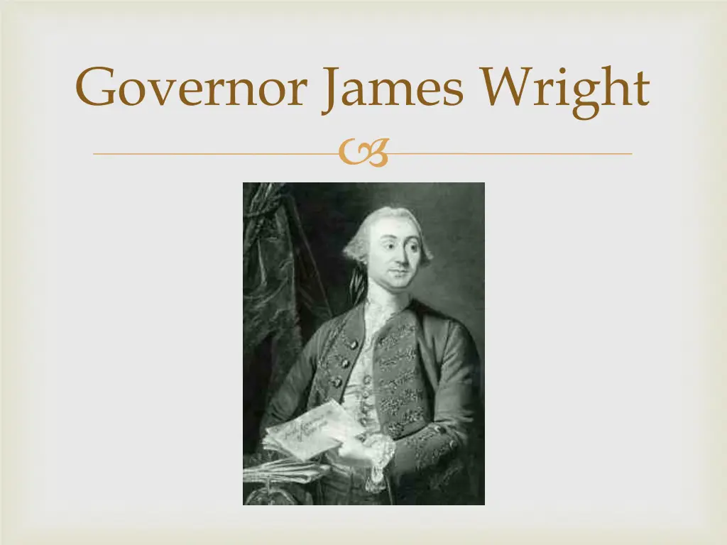 governor james wright 1