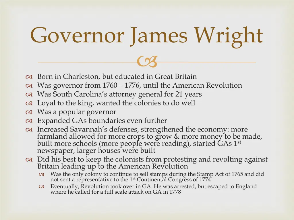 governor james wright