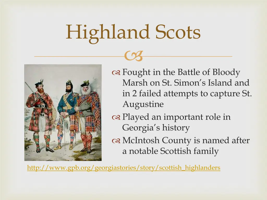 highland scots