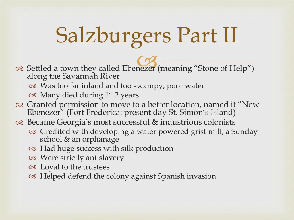 salzburgers part ii