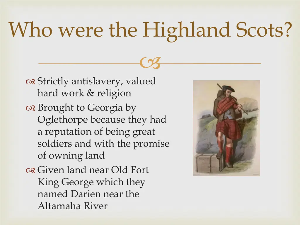who were the highland scots