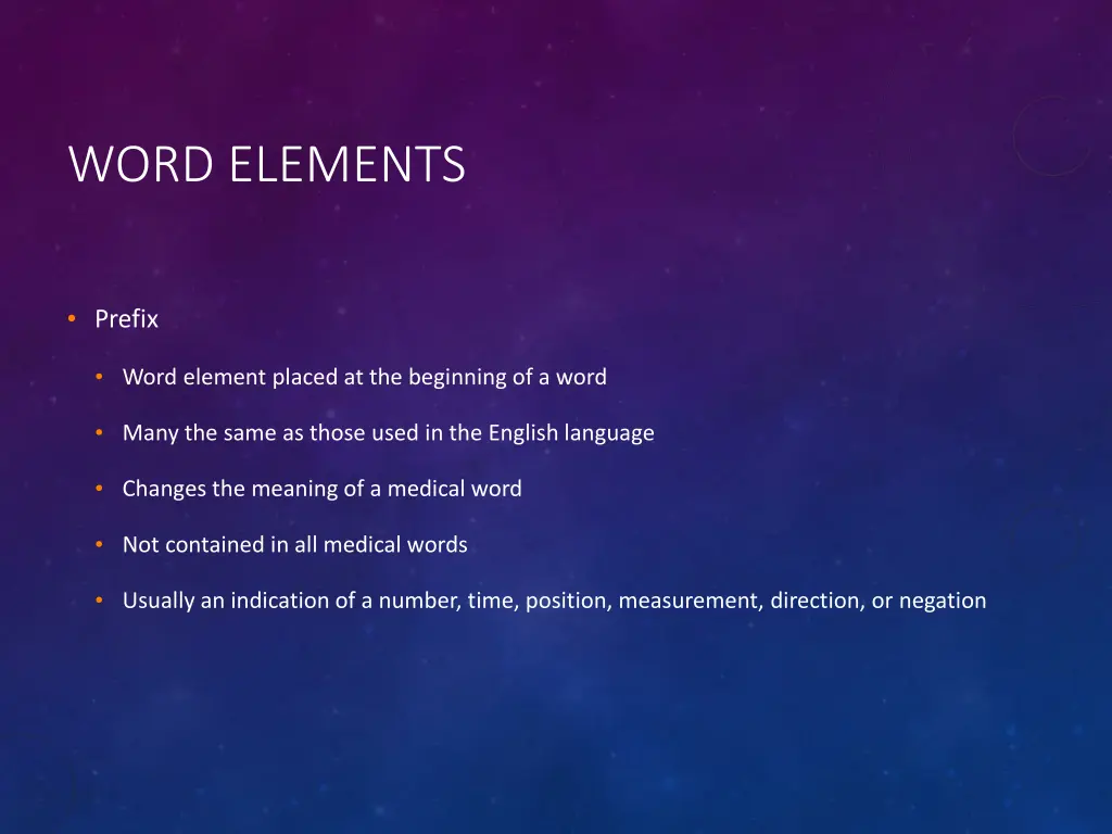 word elements 6