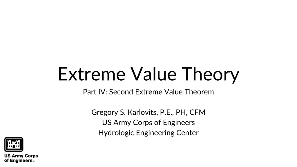 extreme value theory part iv second extreme value