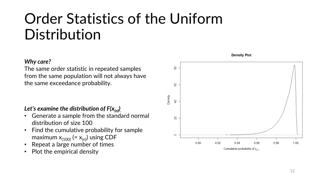 order statistics of the uniform distribution 2