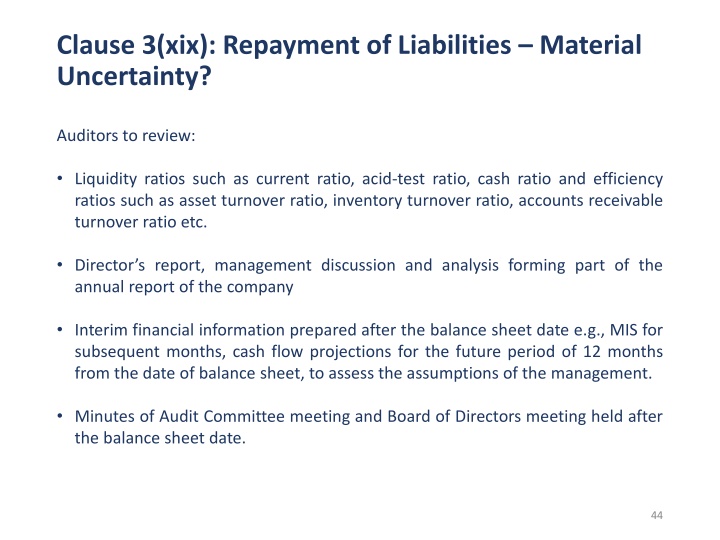 clause 3 xix repayment of liabilities material 1