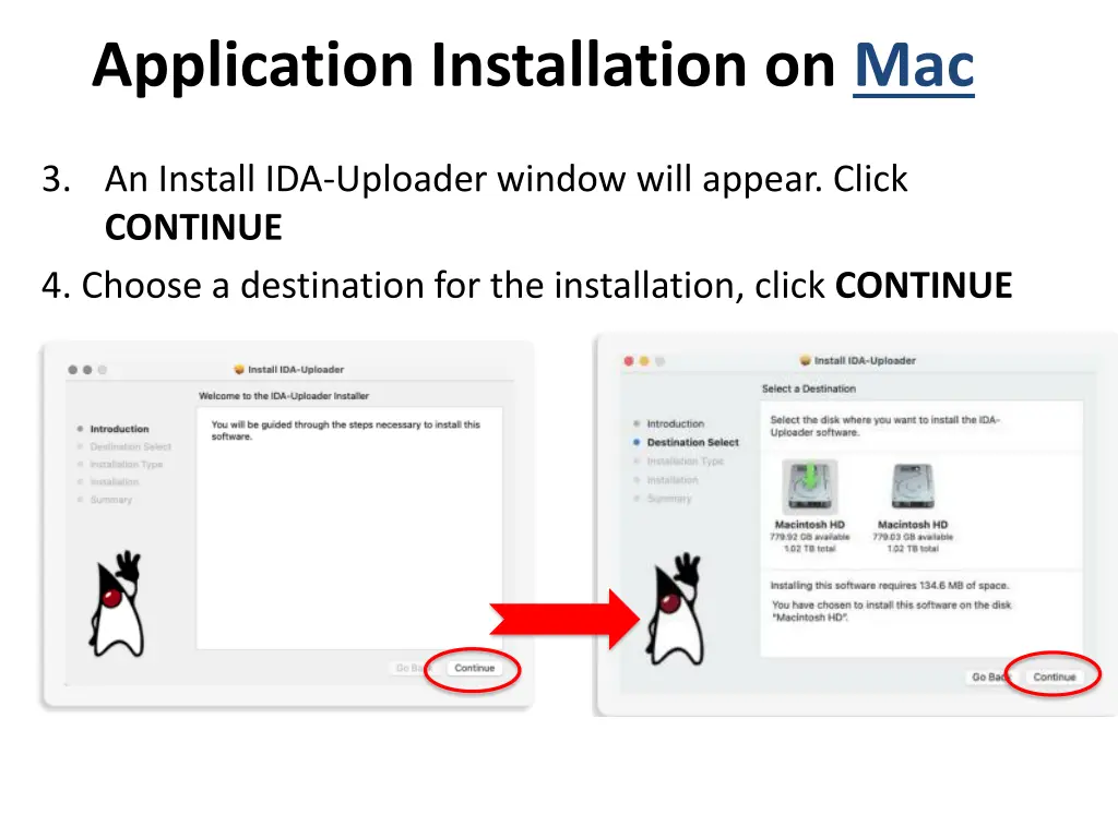 application installation on mac 1