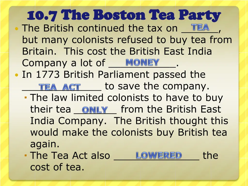 10 7 the boston tea party 10 7 the boston